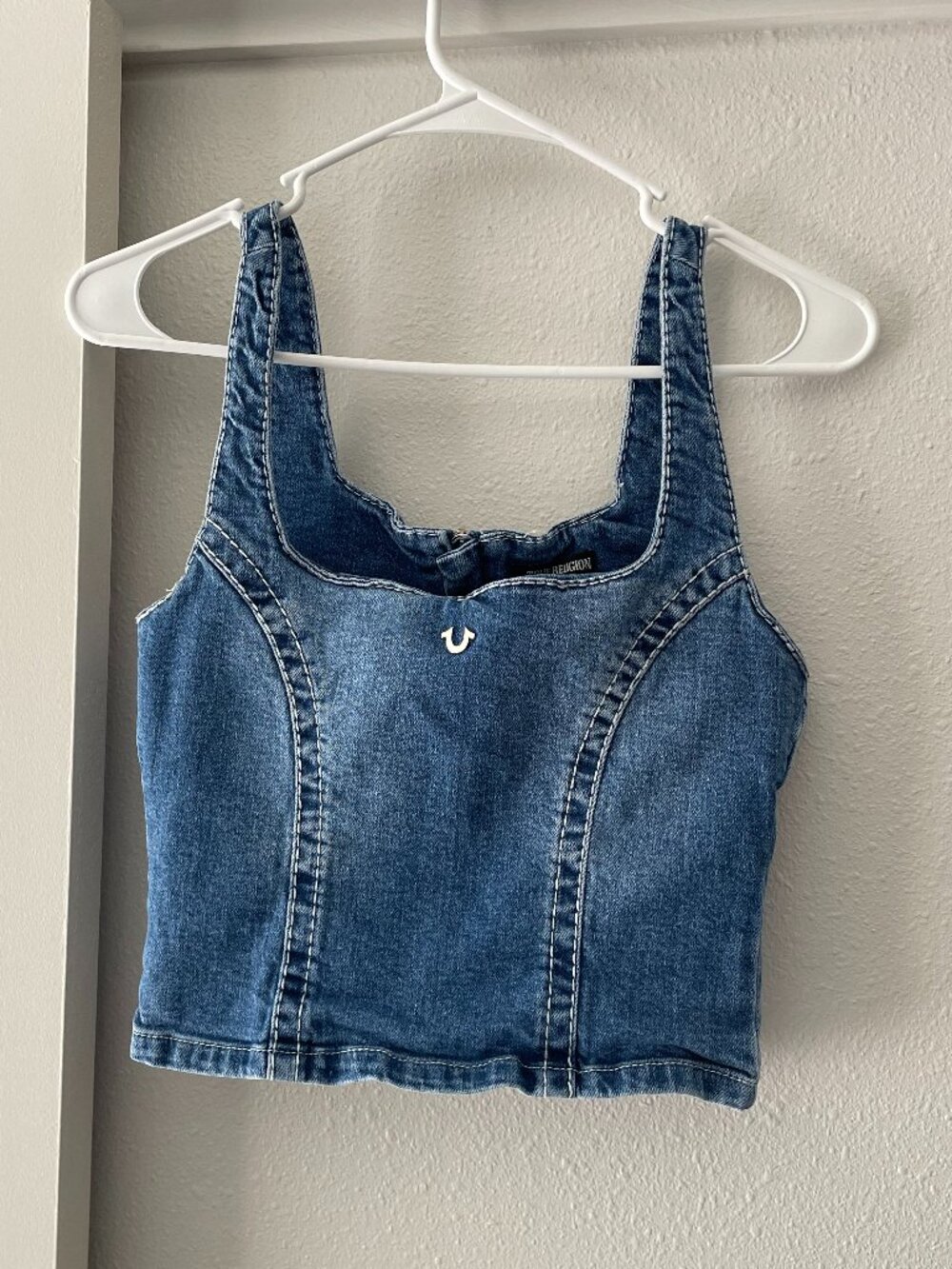 True Religion Denim Top Vest